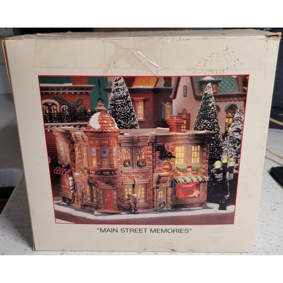 Department 56 Main Street Memories State Farm 75 Anniversary Village House - Picture 8 of 9